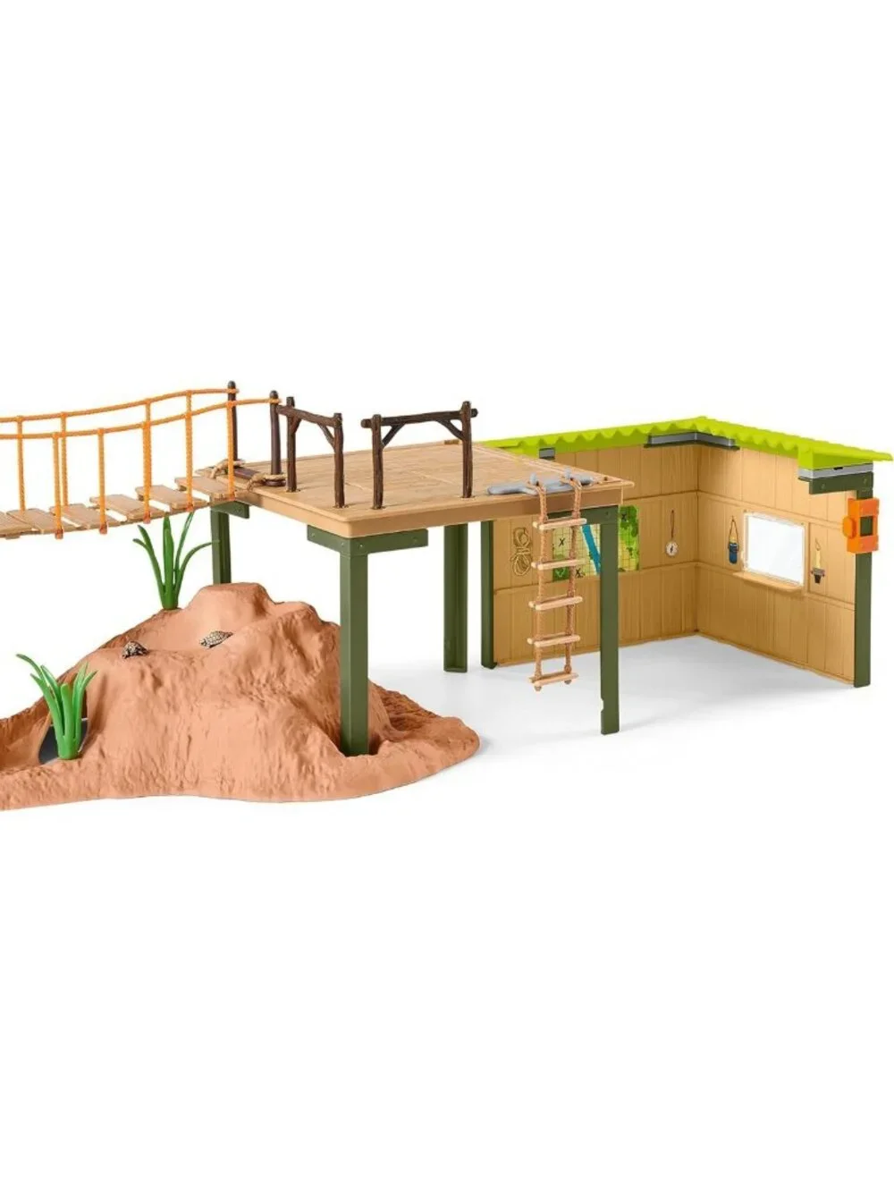 Wildlife Adventure Playset - 68 PC Ranger Station with Accessories for Kids 3